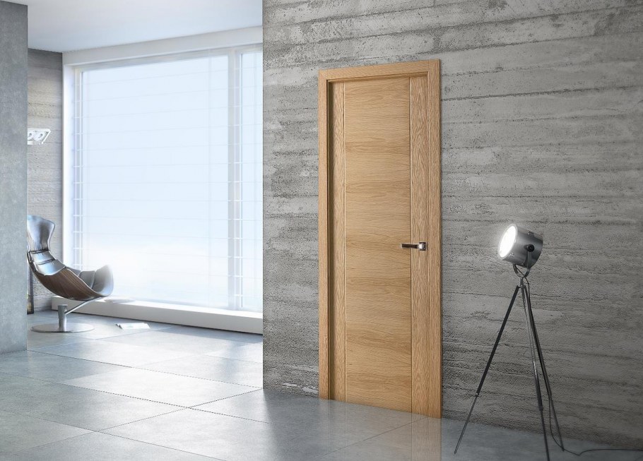 Межкомнатные двери в интерьере лофт