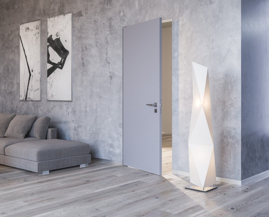 Бетонные двери в интерьере