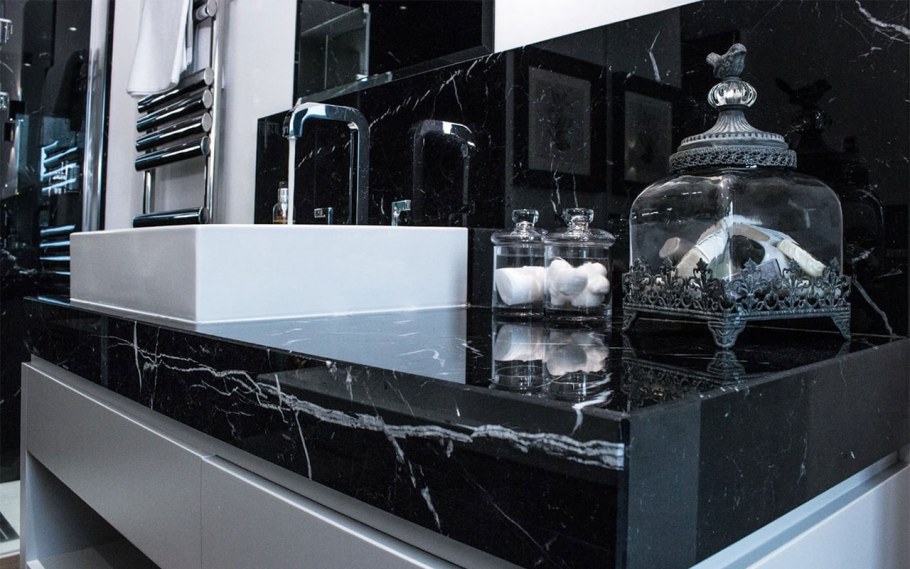 Неро марквина мрамор