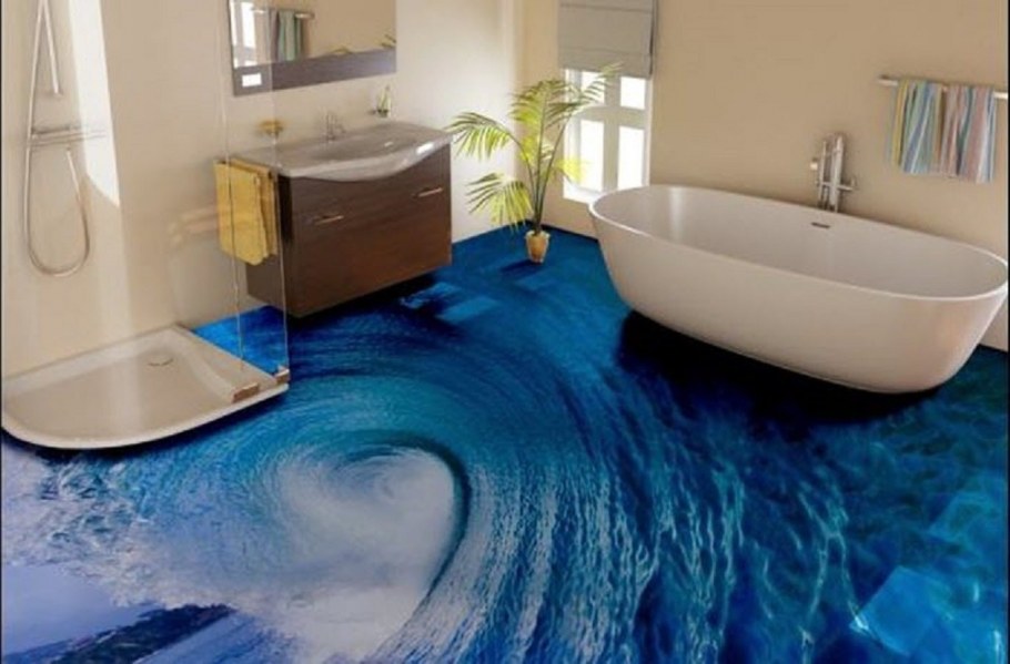 Эпоксидный наливной пол Epoxy Floor 3d