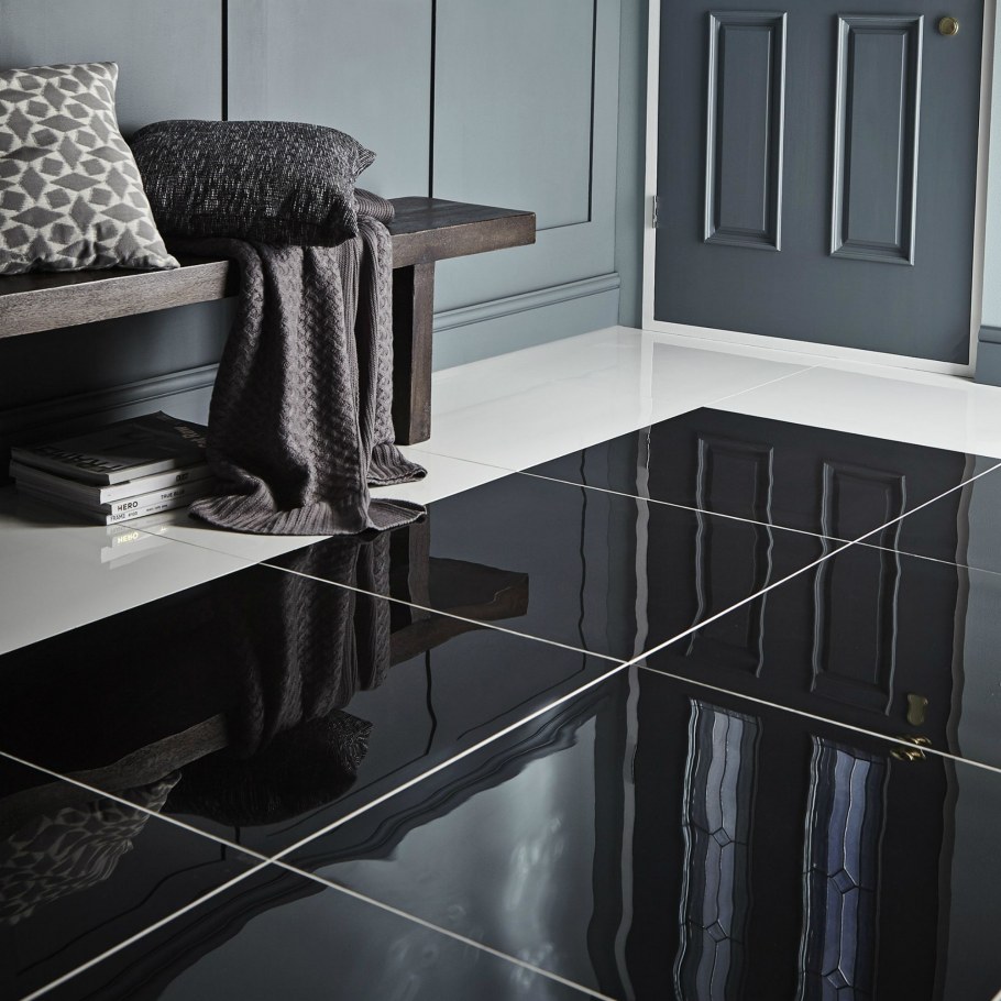Polished Tiles 600-600mm черный глянец