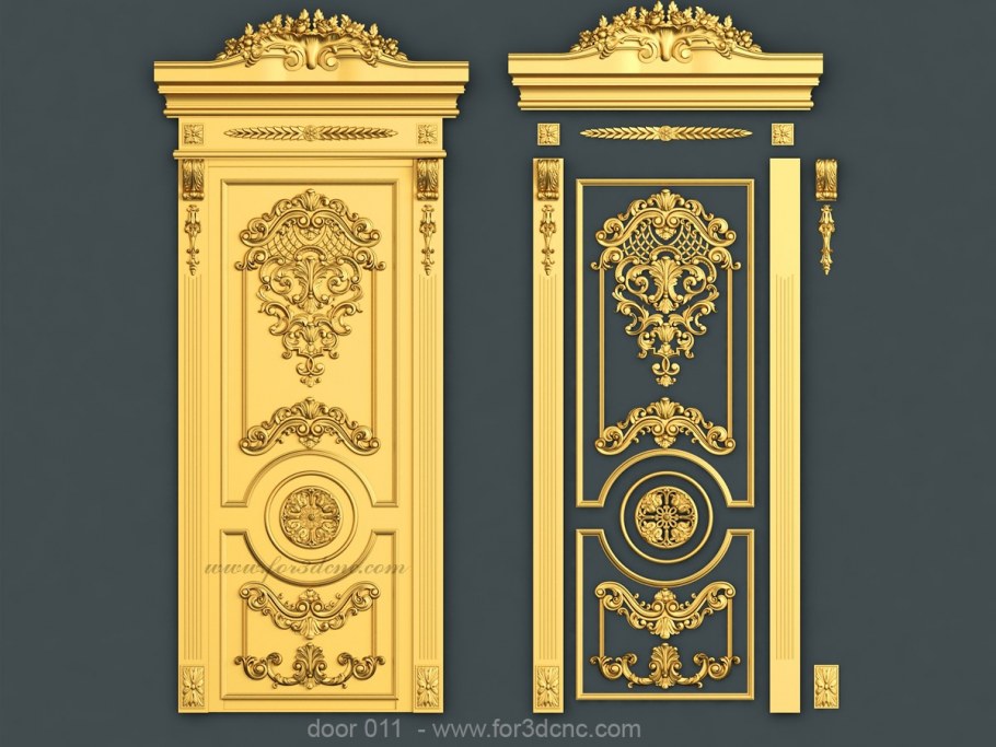 3d дверь CNC