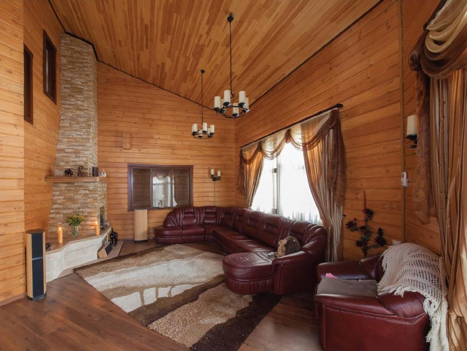 Комната отделанная вагонкой