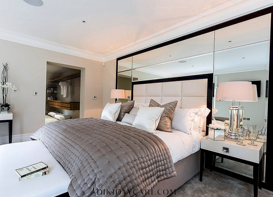 Зеркала в интерьере спальни