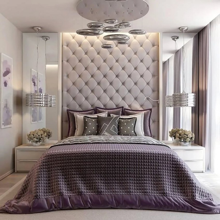 Мягкие стеновые панели для спальни