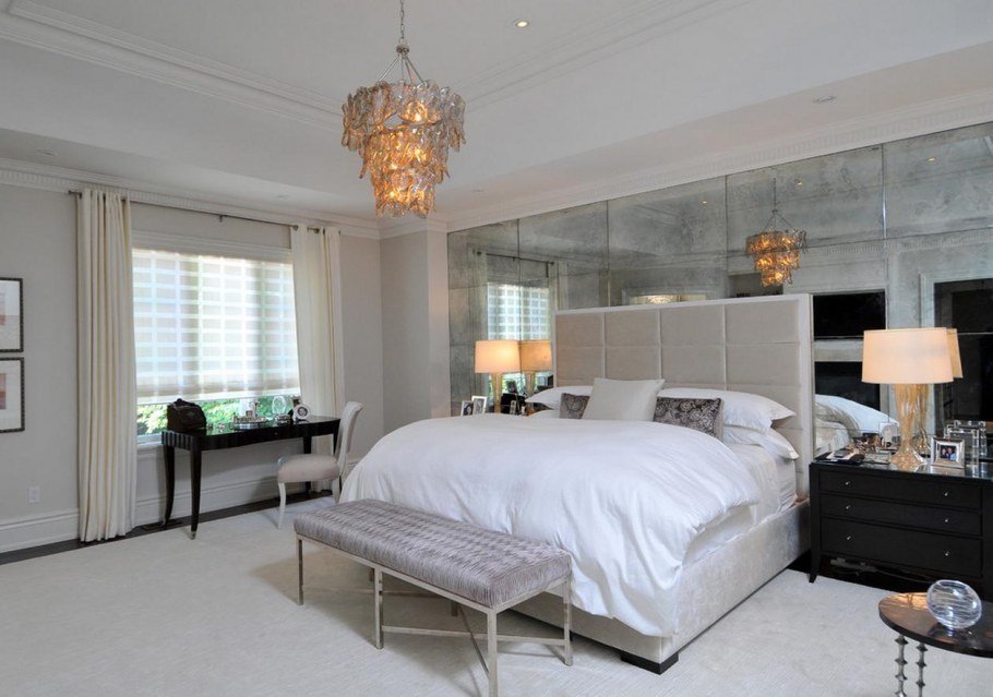 Современные зеркала в спальню