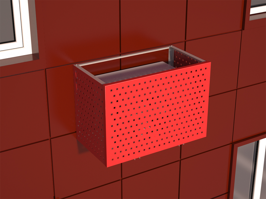 Экран для внешнего блока кондиционера КОРБАС