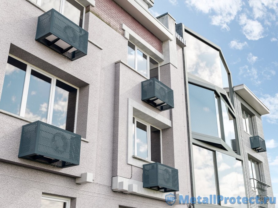 Экран для внешнего блока кондиционера КОРБАС