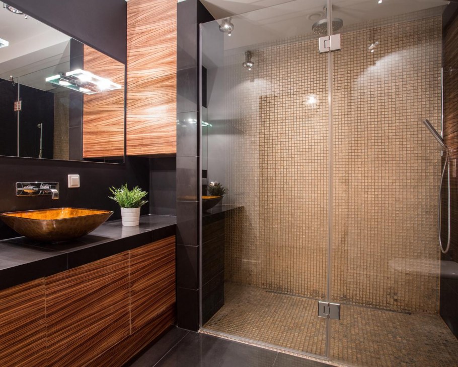 Интерьер душевой комнаты