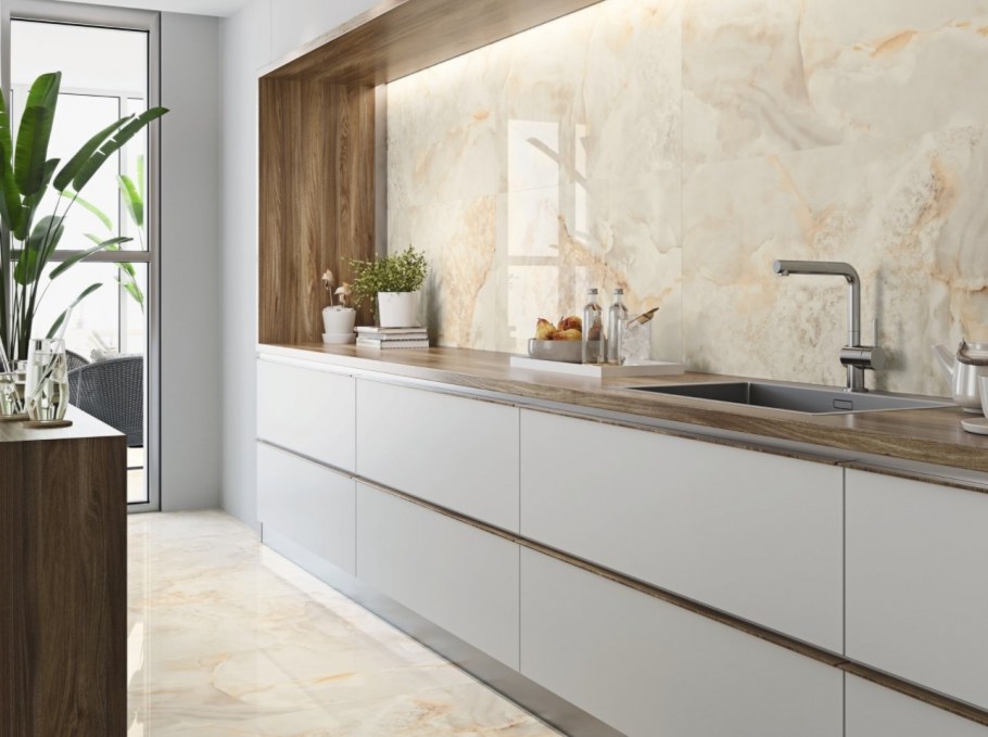 Фартук для кухни без верхних шкафов