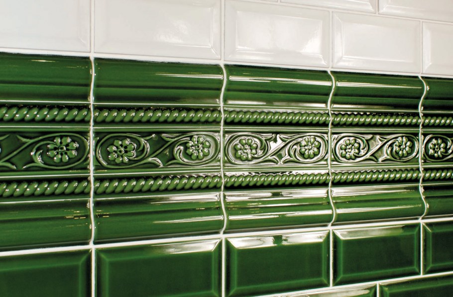 Cevica плитка Metro Verde Vic 7,5x15