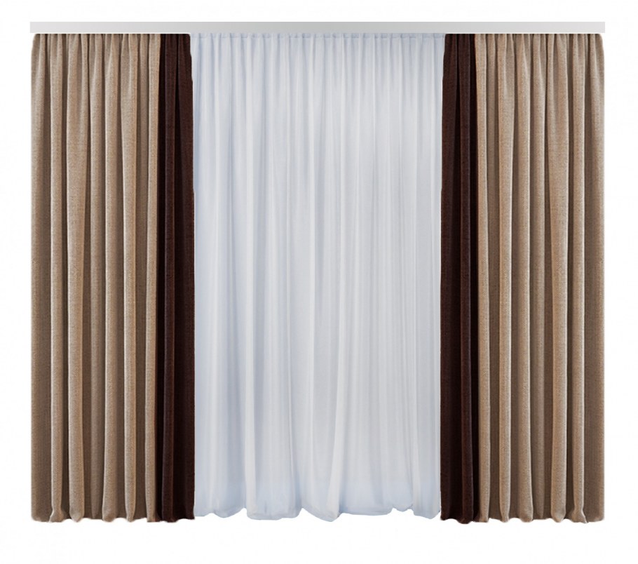 Двухцветные шторы