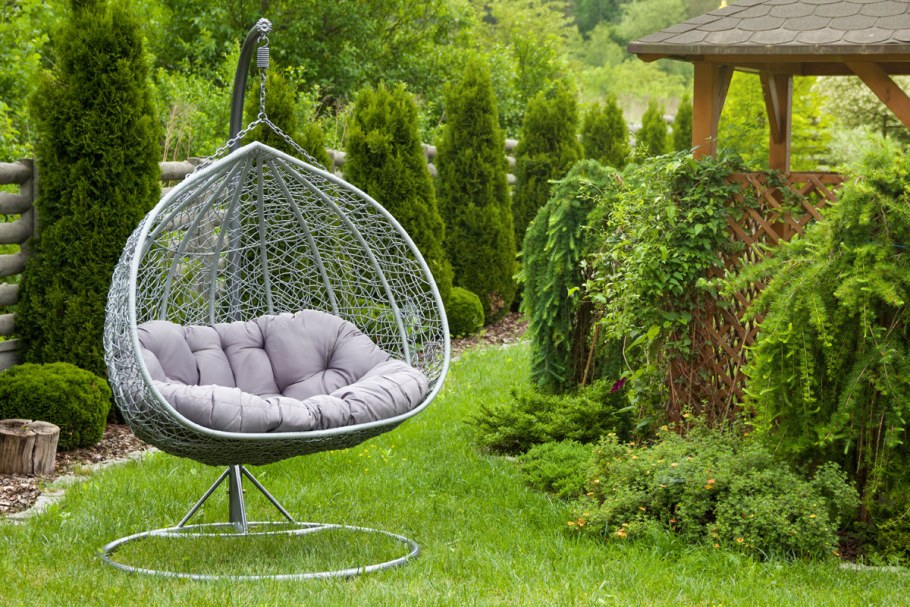 Качели подвесные giardino Club плетенные двухместные ltae010