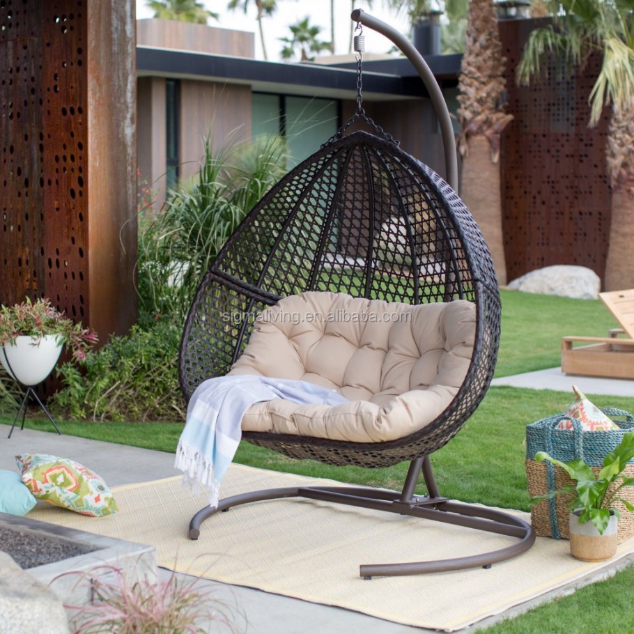 Swing Cocoon Rattan Double