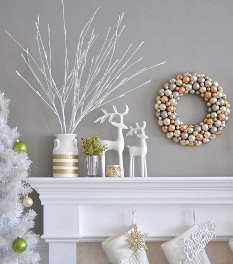 Украсить дом к новому году