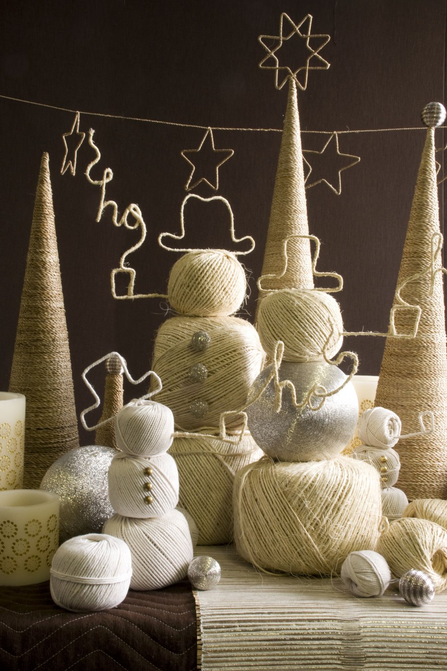 Зимнее украшение интерьера