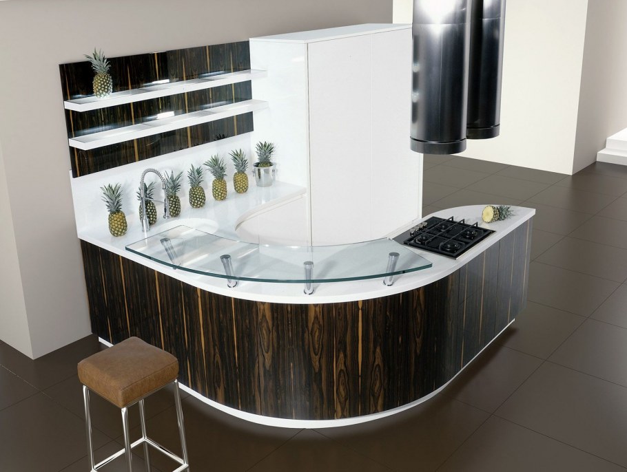 Необычный интерьер кухни