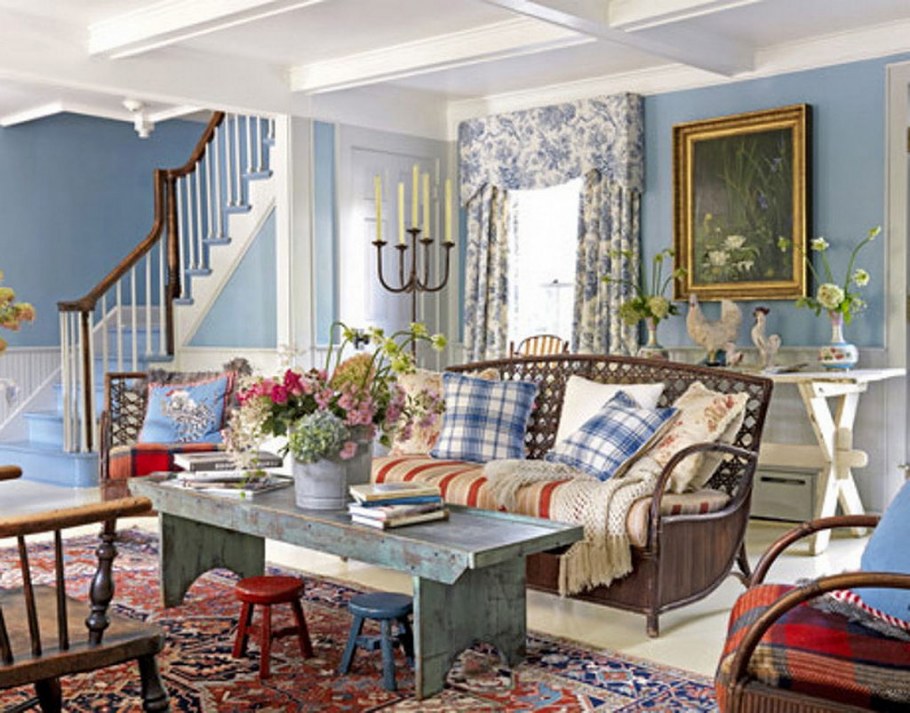 Кантри в интерьере