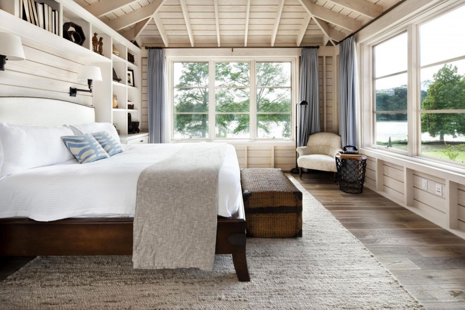 Спальня в стиле Кантри Скандинавский