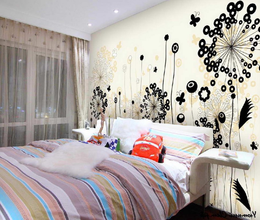 Декор спальной комнаты