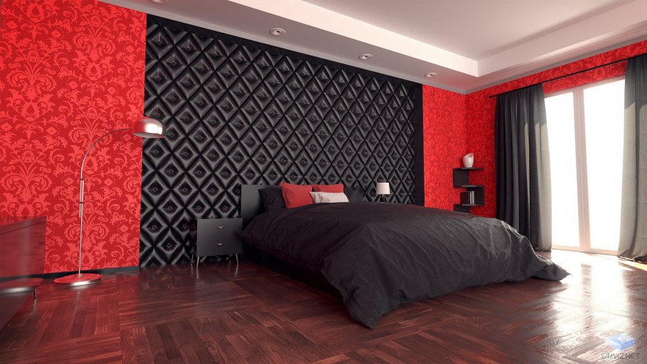 Красная спальня