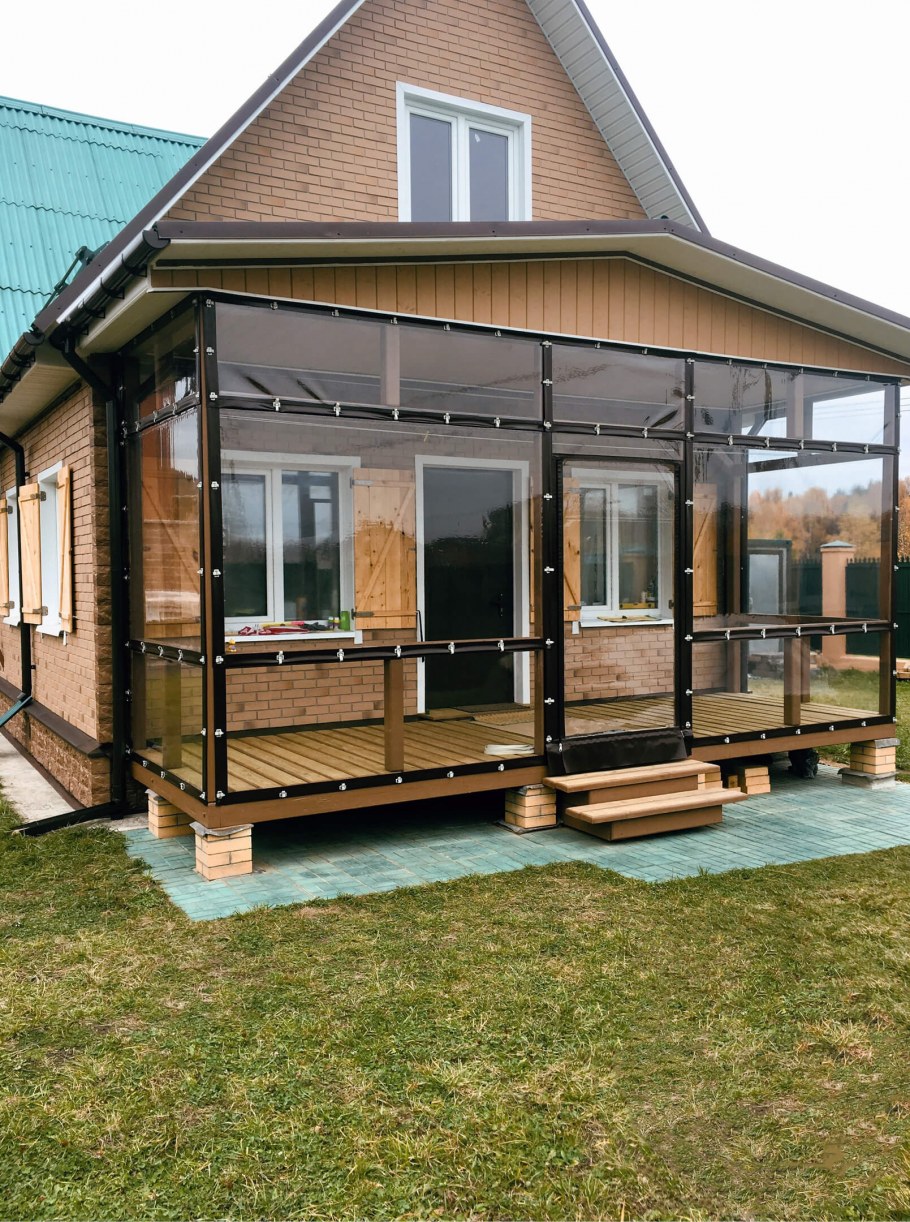 Гибкие окна для веранды