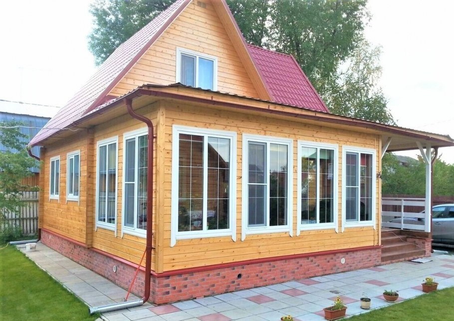 Деревянная терраса к дому