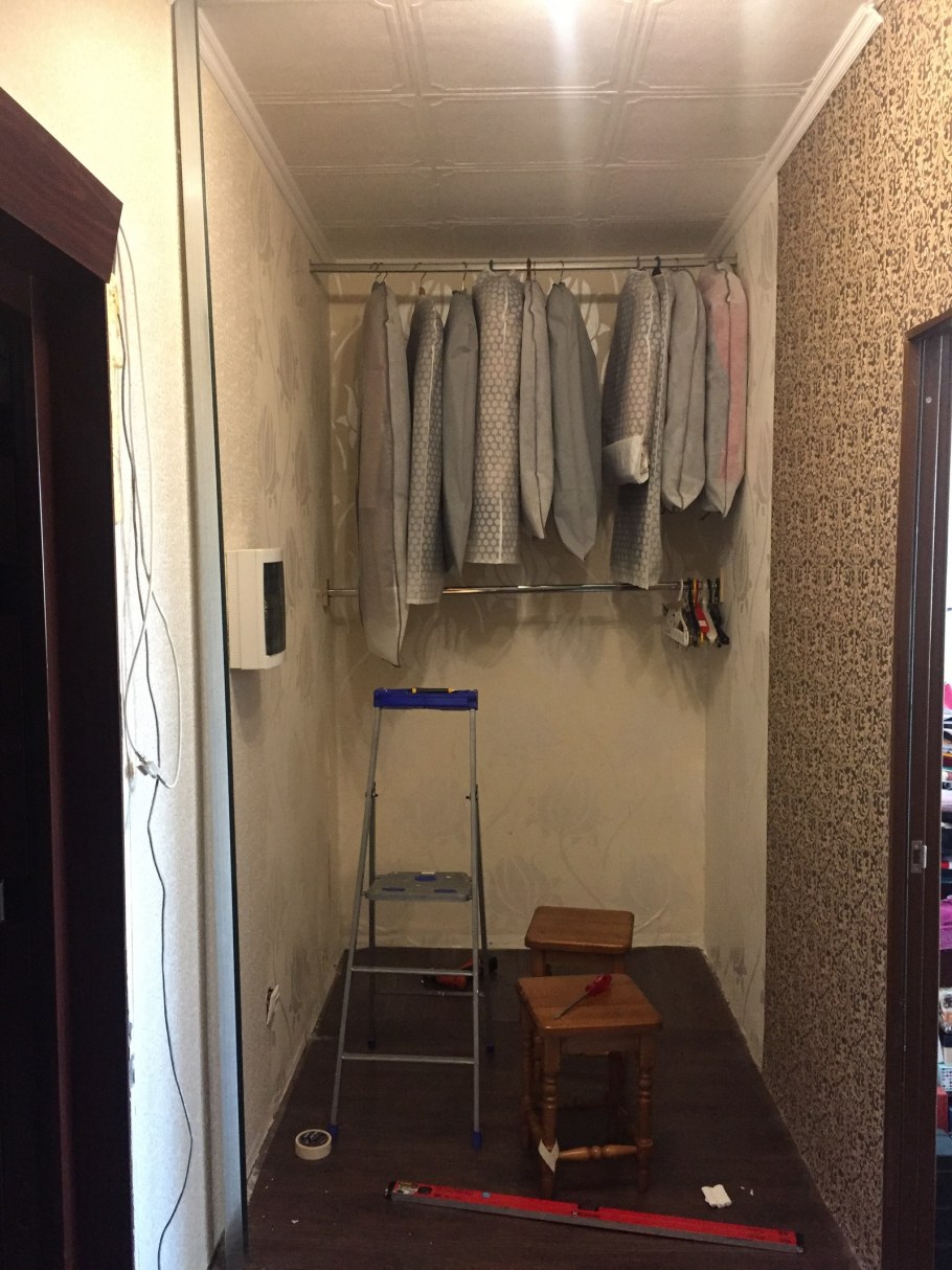 Интерьер кладовки в панельном доме