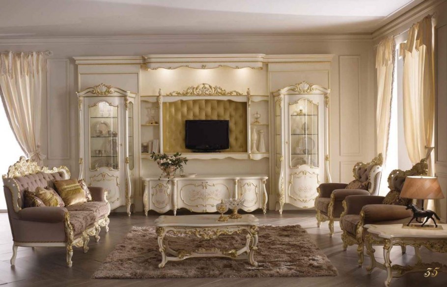 Неоклассика гостиная 2022