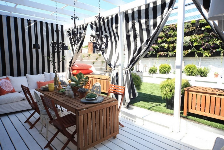 Украшение дачного крыльца