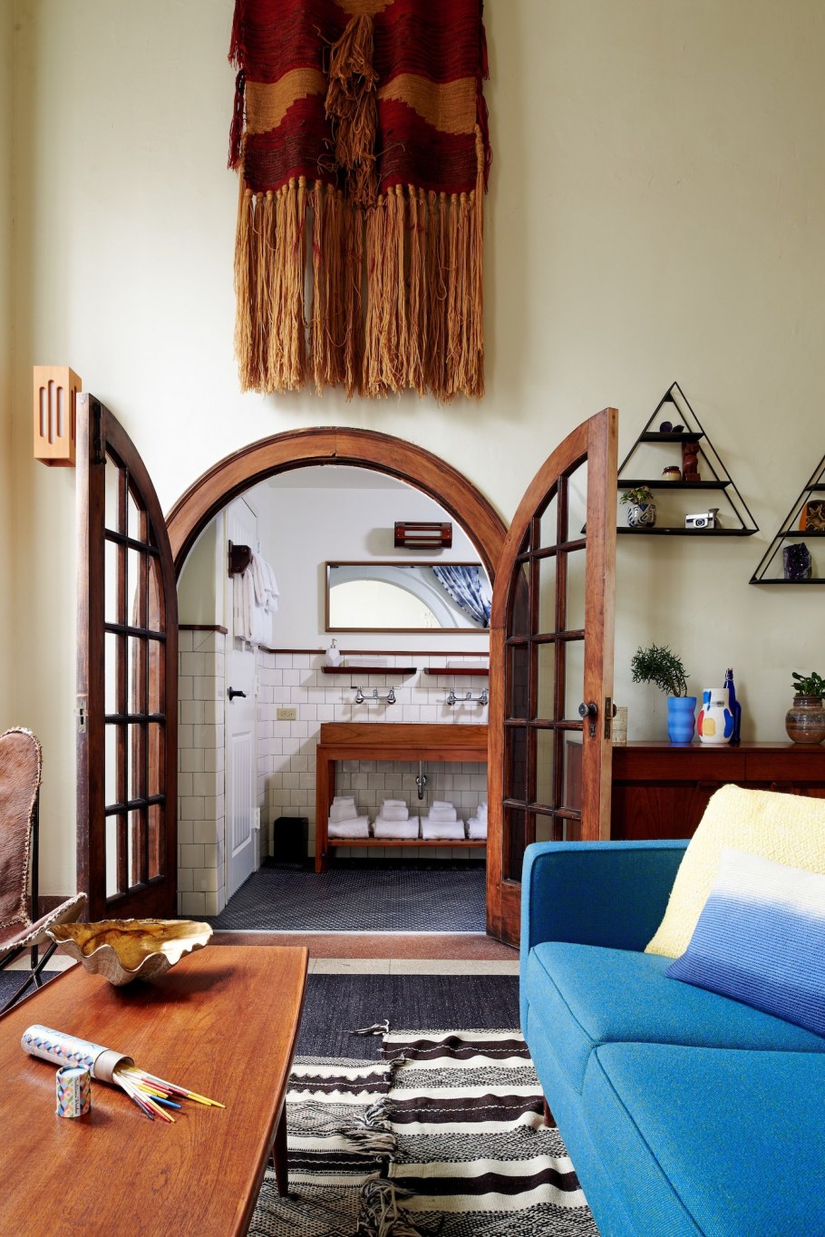 Шторки на арку межкомнатную