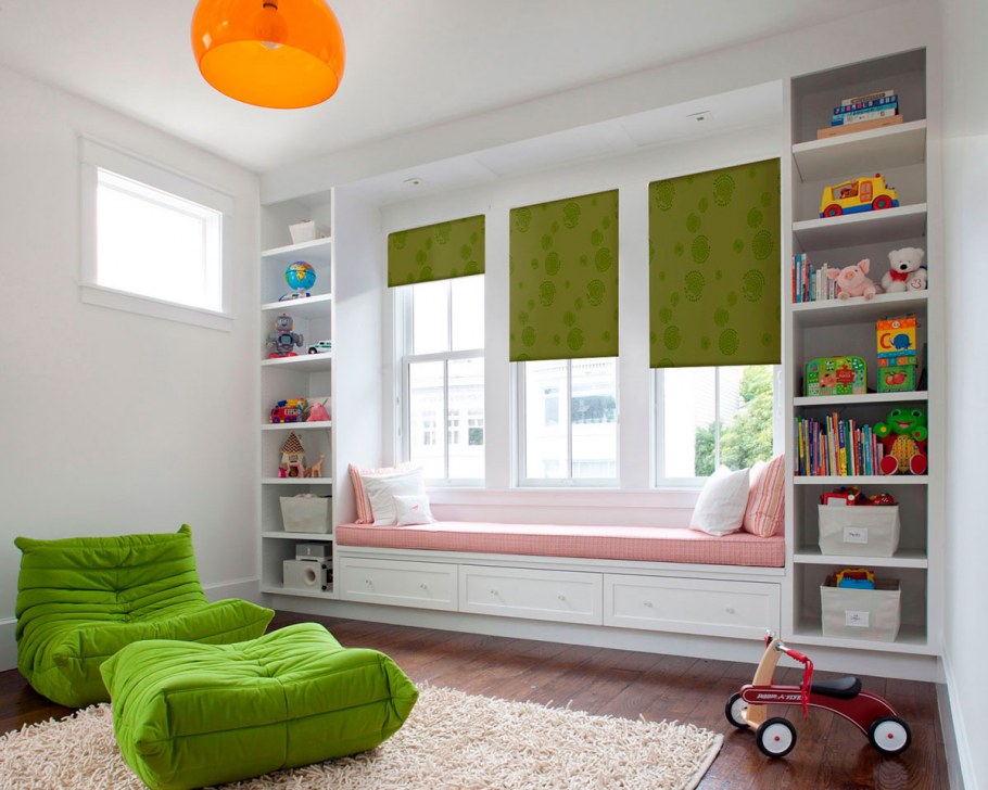Рулонные шторы в детской
