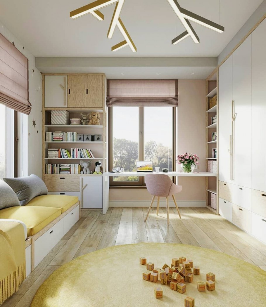 Детская с большим окном