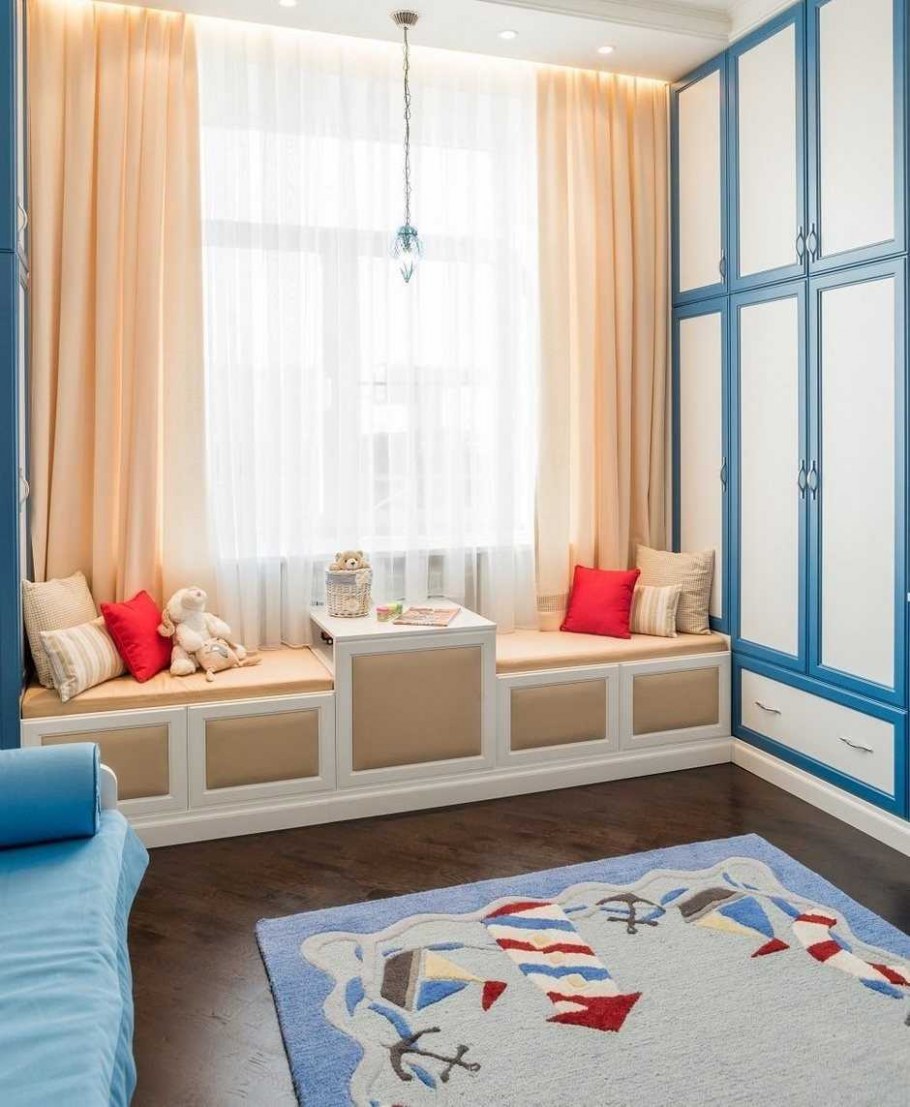 Квадратная детская комната