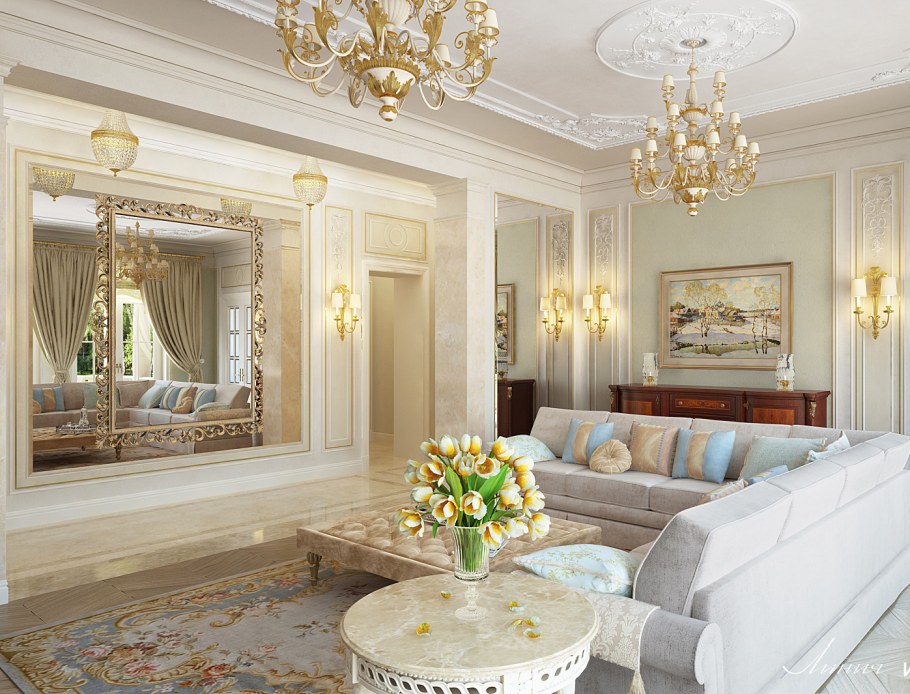 Гостиная в космическом стиле