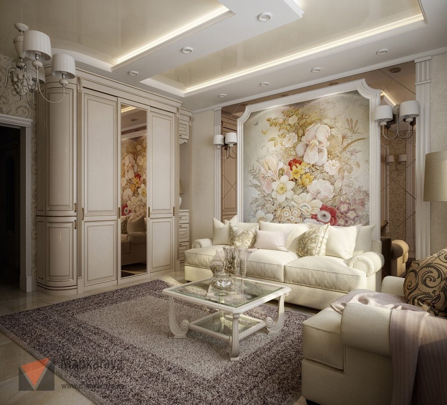 Роскошные интерьеры в классическом стиле