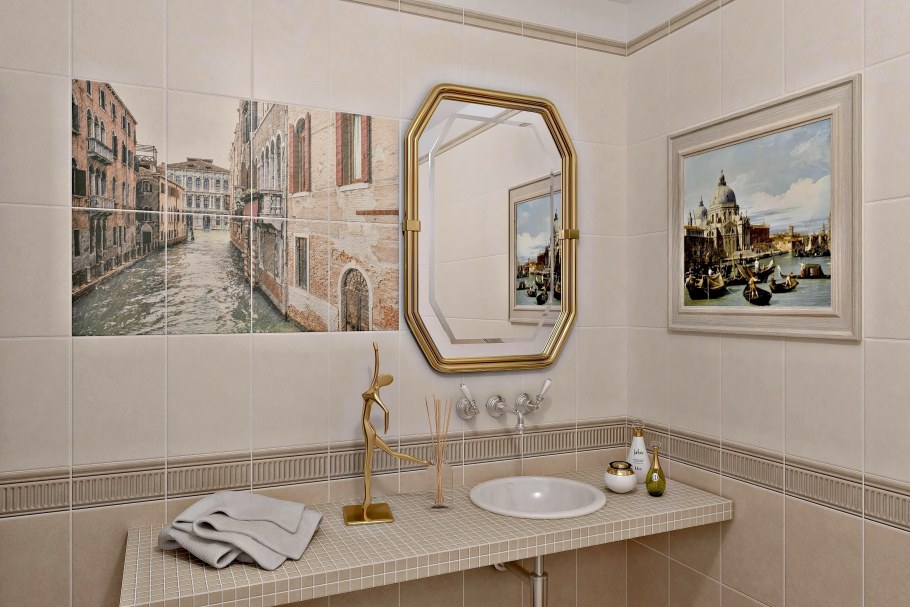 Коллекция золотой пляж Керама Марацци