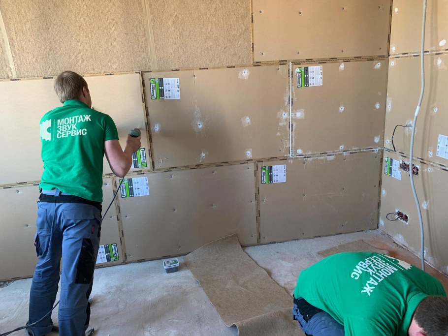 Шумоизоляция стен