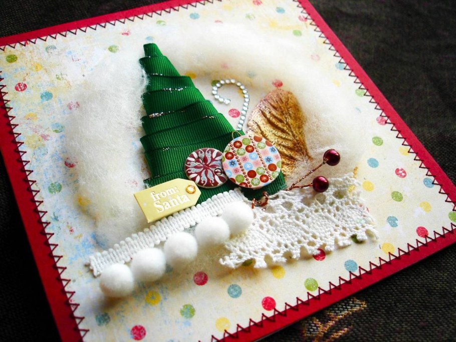 Вязаные новогодние подвески