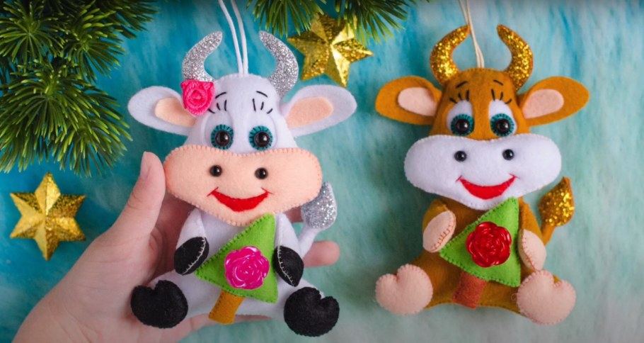 Вместо елки новогодний букет