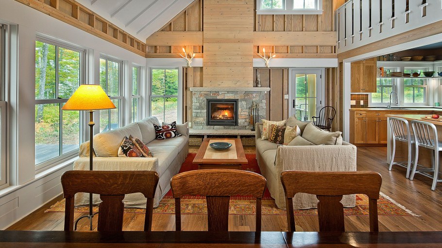 Загородный дом интерьер бюджет