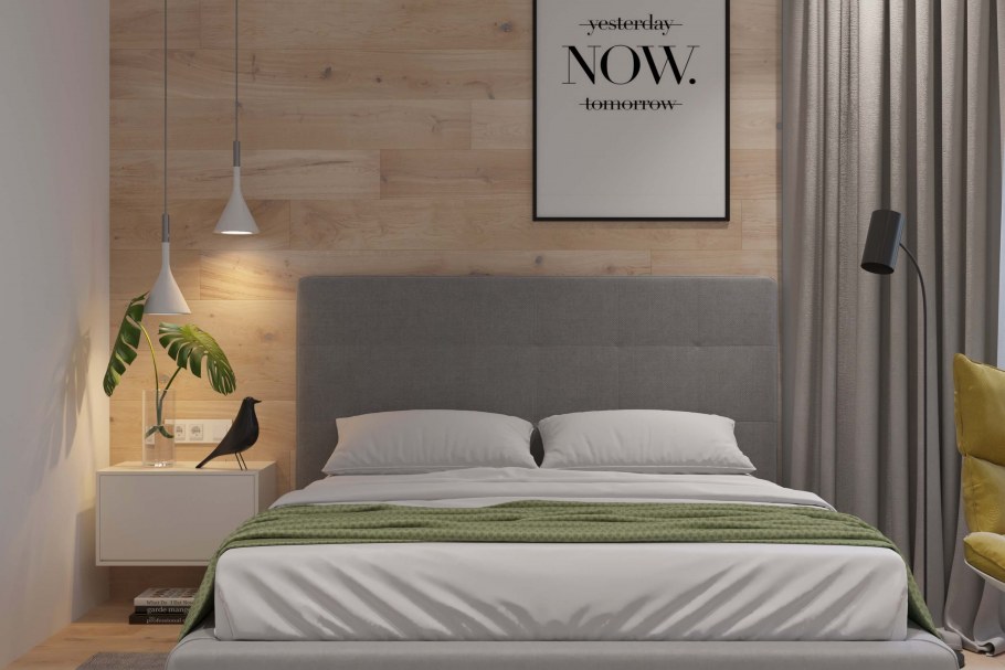 Навесные светильники над кроватью