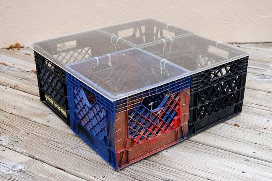 Мебель из пластмассовых ящико