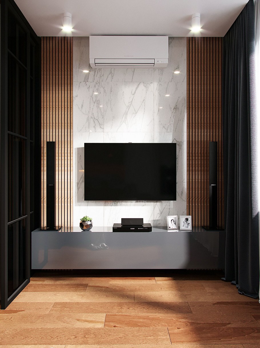 Панель за телевизором