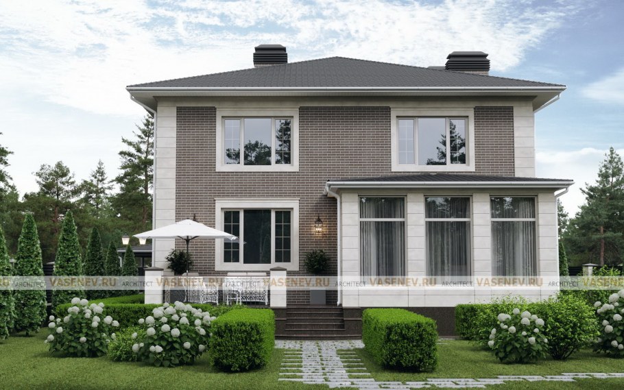 ТОПДОМ экстерьер неоклассический