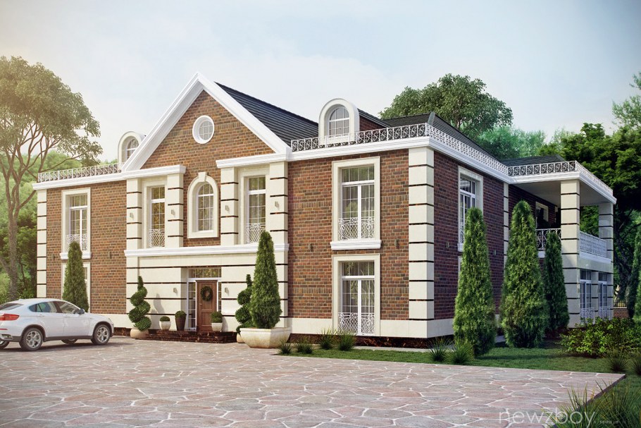 ТОПДОМ экстерьер неоклассический