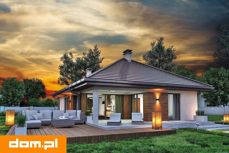 Проект бунгало одноэтажное Модерн