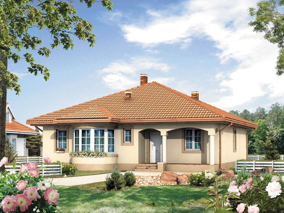 Одноэтажный дом 100 м2 Модерн