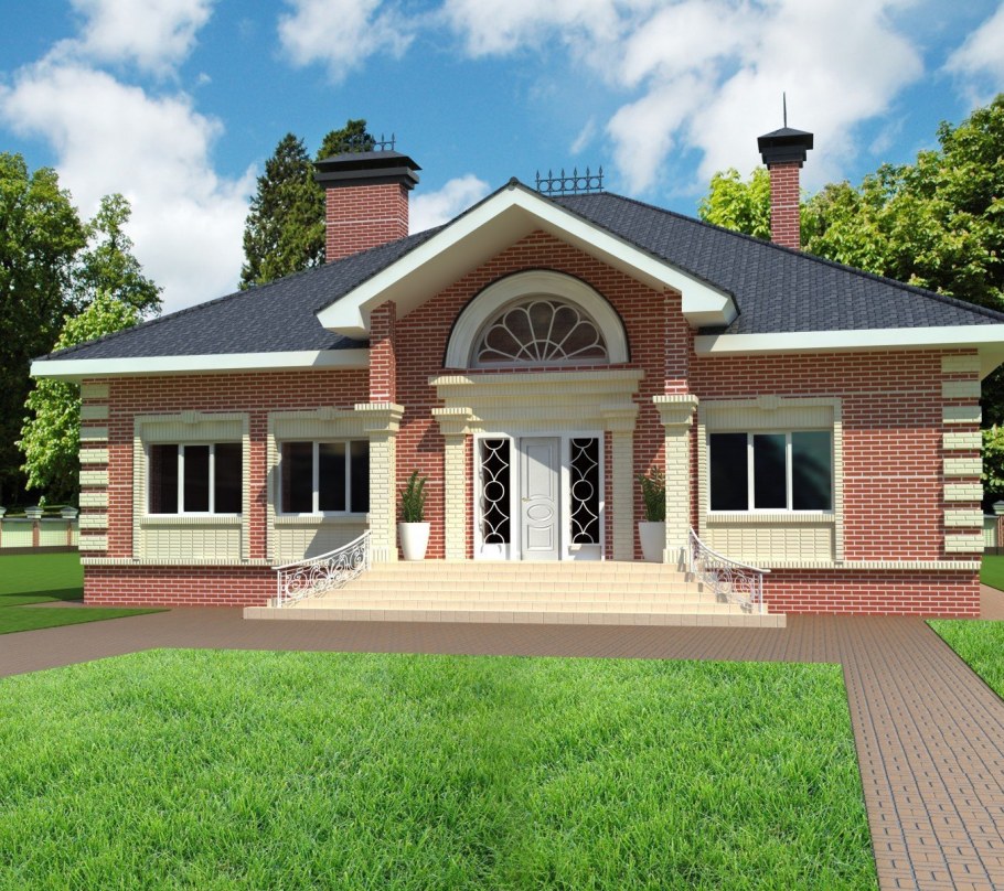 Одноэтажный дом проекты 200кв