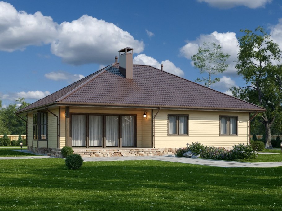 Дом 11 на 14 одноэтажный